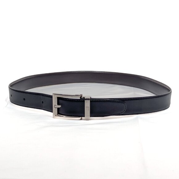 DUNHILL Reversible Men's Belt Black Brown - Size 40 - Picture 4 of 11